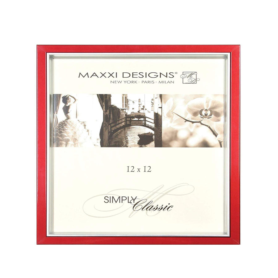 Picture Frame Macaron  11 x 14 Glossy Lacquer Cherry Red  Maxxi Photo