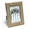 Picture Frame Arezzo Rattan 5 x 7 Antique Silver With Rattan Pattern  Maxxi Photo