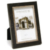 Picture Frame Lucca  5 x 7 Antique Black with Silver  Maxxi Photo