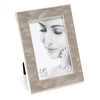 Picture Frame Cosmo Silver 4 x 6 Silver with Taupe  Maxxi Photo